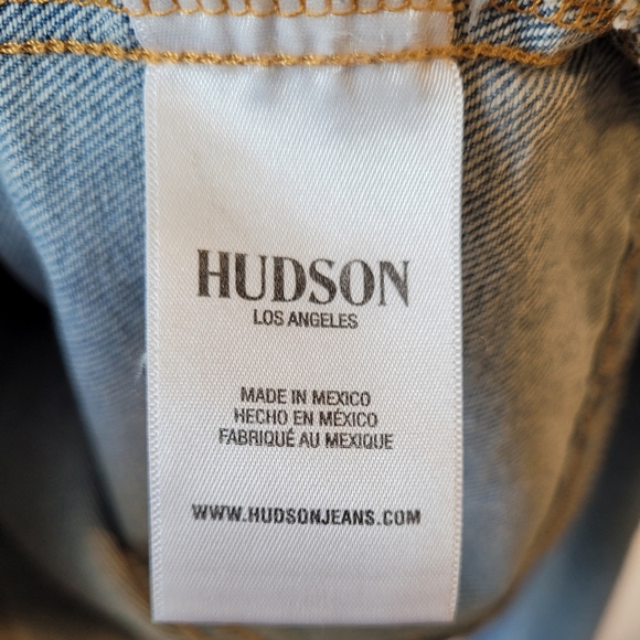 Hudson L/XL Women's Fitted Denim/Jean Jacket - Picture 2 of 7